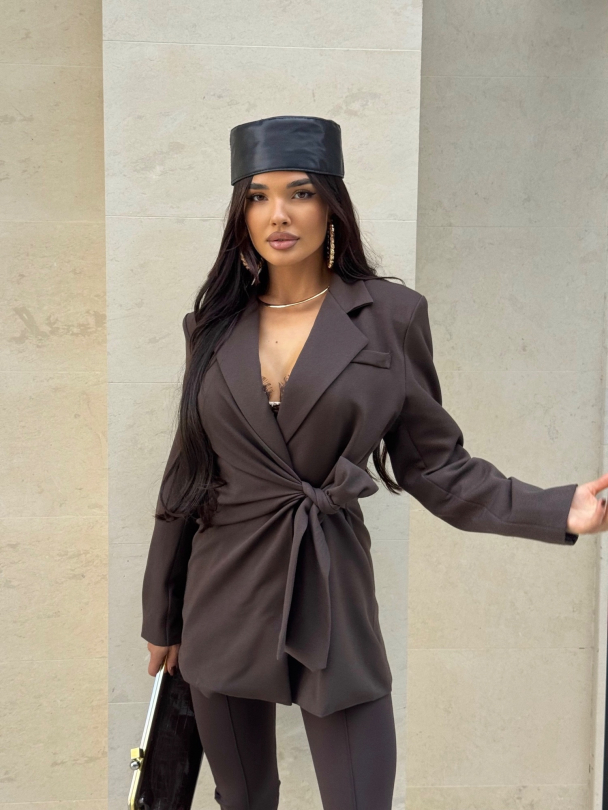 Rochie blazer Mercury Chocolate