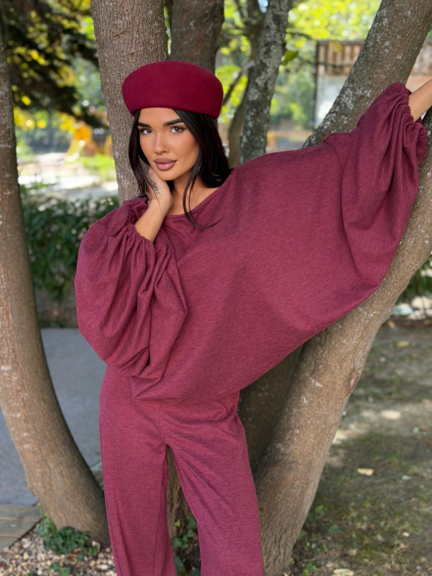 Bluza Day Off Deep Cherry
