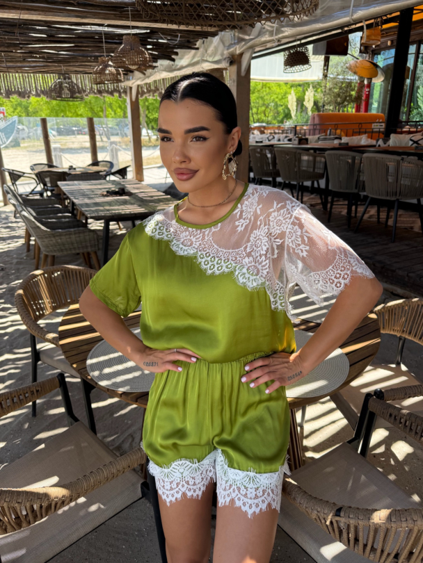 Bluză Nassena Olive