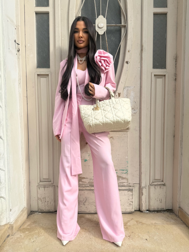 Pantaloni Massimo Pink
