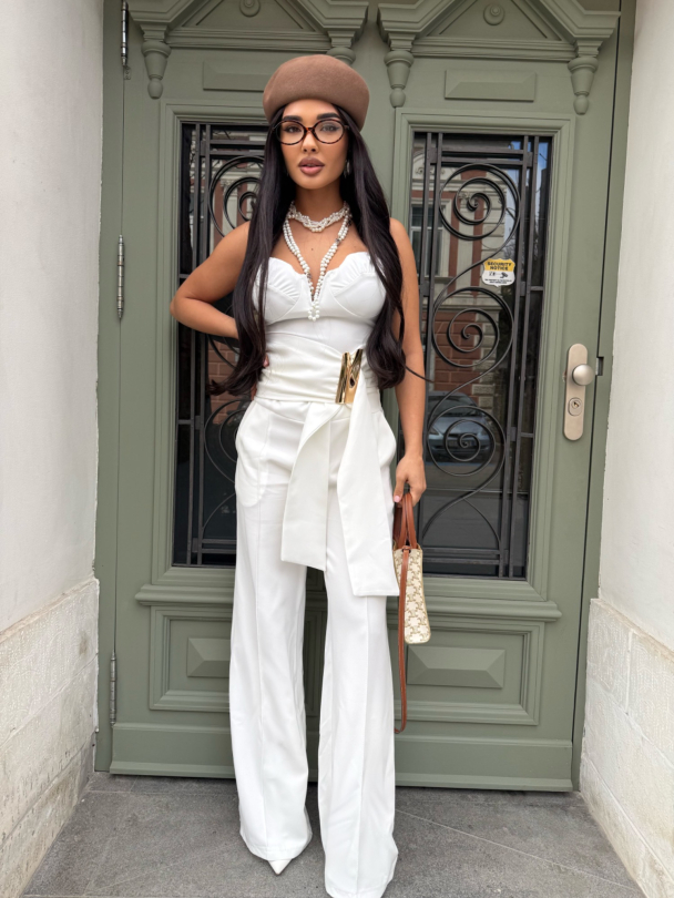 Pantaloni Primavera White