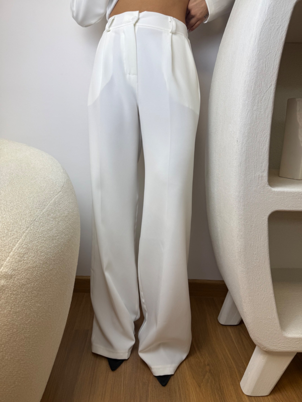 Pantaloni Serenas White