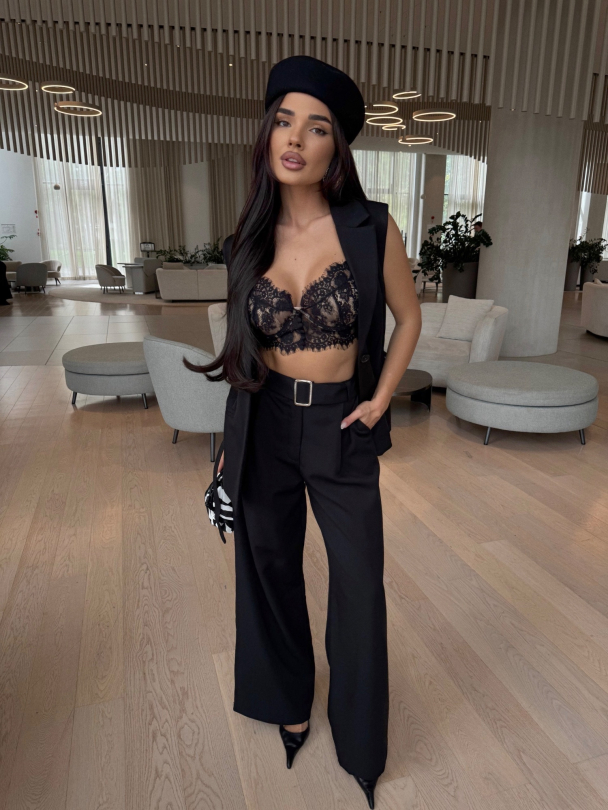 Pantaloni Voss Black