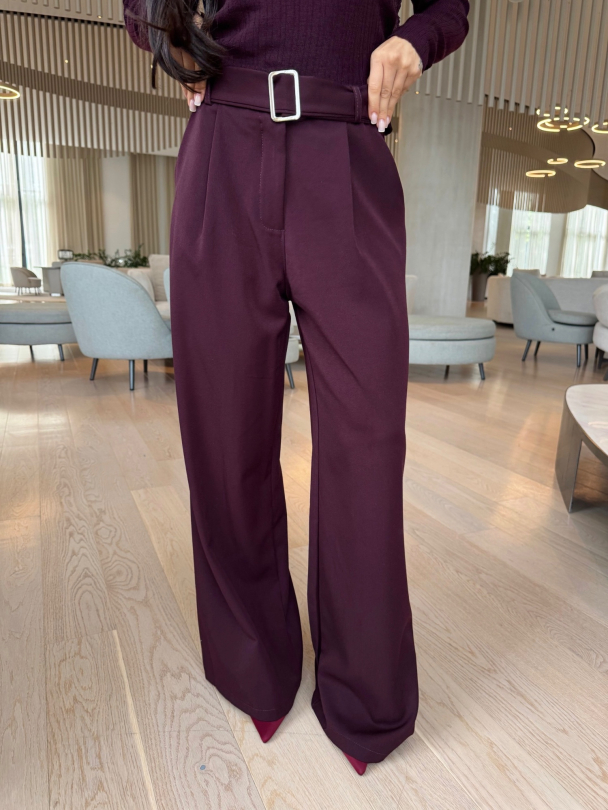 Pantaloni Voss Burgundy