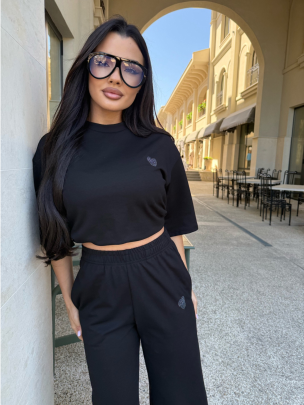Tricou Lavella Black