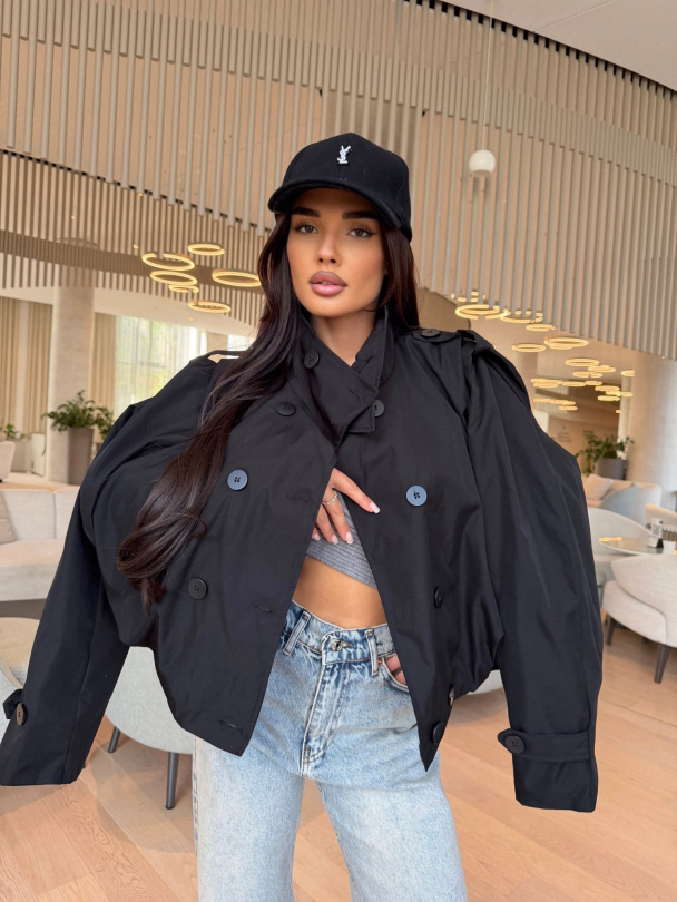 Jachetă trench Anouk Black