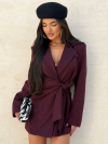 Rochie blazer Mercury Burgundy