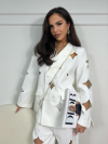 Blazer Rombo White