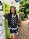 Bluza  Lacy Point Black