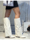 Cizme Toffee Bianco