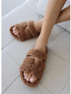 Papuci Sweetie Camel
