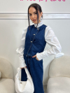 Vesta denim Foror Dark Blue