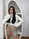 Pantaloni scurti Dovy Champagne