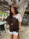 Pantaloni scurți Nassena Dark Chocolate