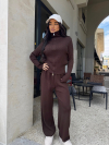 Pantaloni Cozy Affair Chocolate