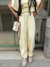 Pantaloni Foresta Butter Yellow
