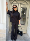 Pantaloni Frenchie Black