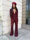 Pantaloni Lugano Burgundy