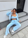 Pantaloni OFF Duty Baby Blue