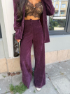 Pantaloni Renate Burgundy