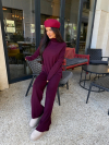 Pantaloni Soft Ritual Burgundy