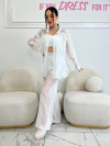 Pantaloni Tempora White