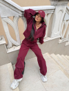 Pantaloni Volt Burgundy