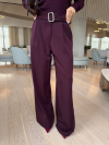Pantaloni Voss Burgundy