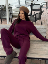 Pantaloni Warm Embrasse Burgundy