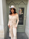 Rochie tricotată Vanna Latte