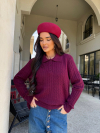 Pulvoer Cloud Nine Burgundy