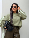 Pulover Covva Olive