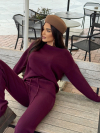 Pulover Warm Embrasse Burgundy