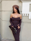 Rochie Marisolla Chocolate