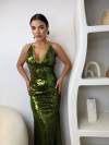 Rochie Stopped Olive
