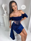 Rochie Velvet Blue