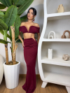 Set Branco Burgundy