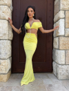 Set Branco Butter Yellow