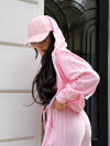 Set hanorac și top OFF Duty Baby Pink