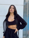 Set hanorac și top OFF Duty Black