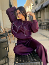 Hanorac No Rules Deep Plum