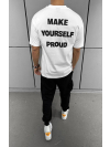 Tricou Proud White