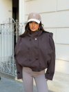 Jachetă trench Anouk Dark Chocolate