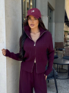 Cardigan Cozy Affair Burgundy