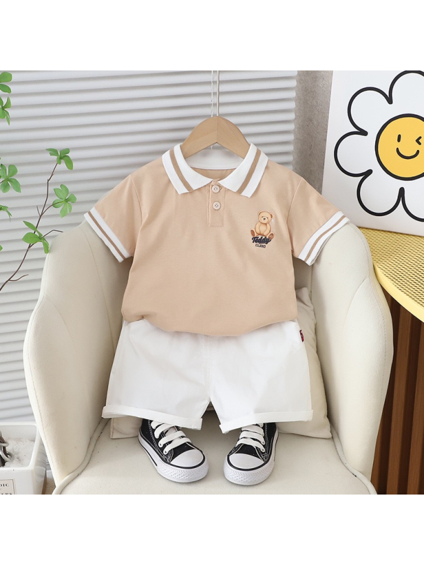Set pentru copii Teddy Isnand White