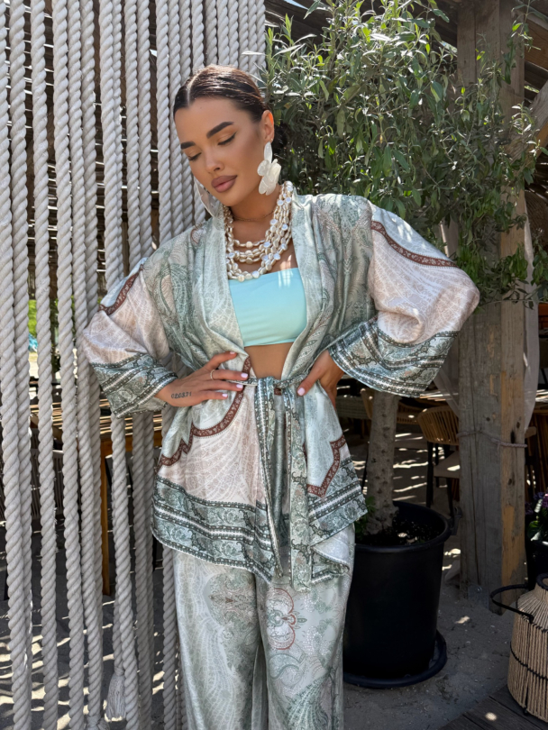 Kimono Mezaso Mint Breeze