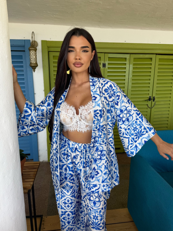 Kimono Sunset Energy Dolce Blue
