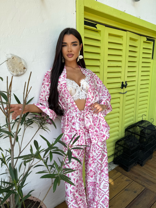 Kimono Sunset Energy Pink