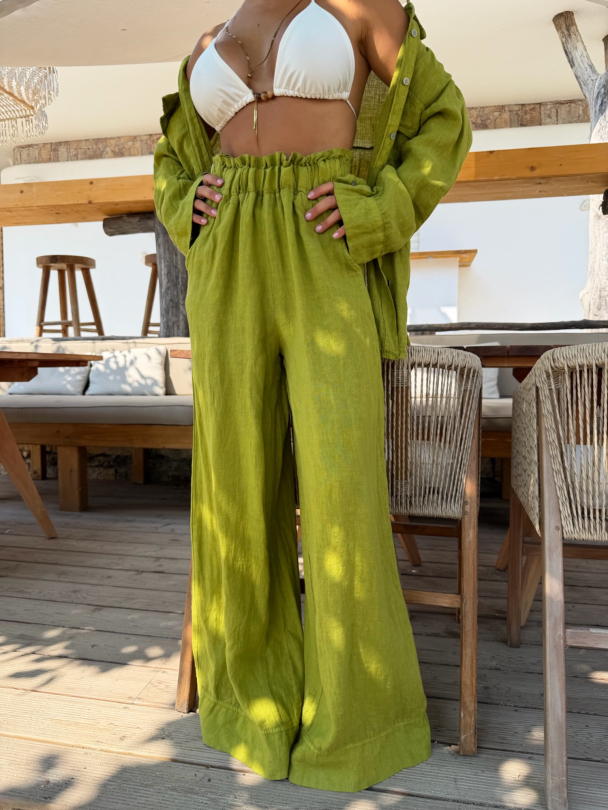 Pantaloni de in Paros Lime