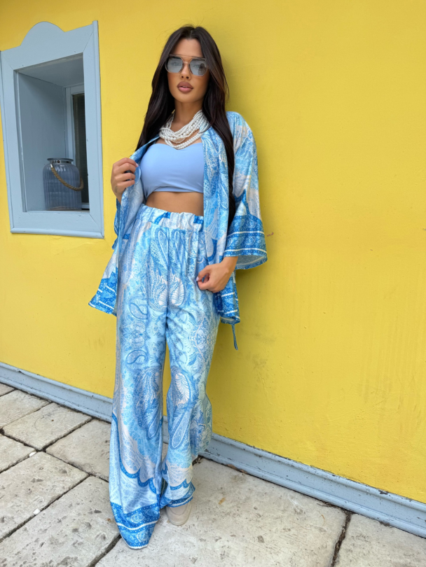 Pantaloni Mezaso Baby Blue